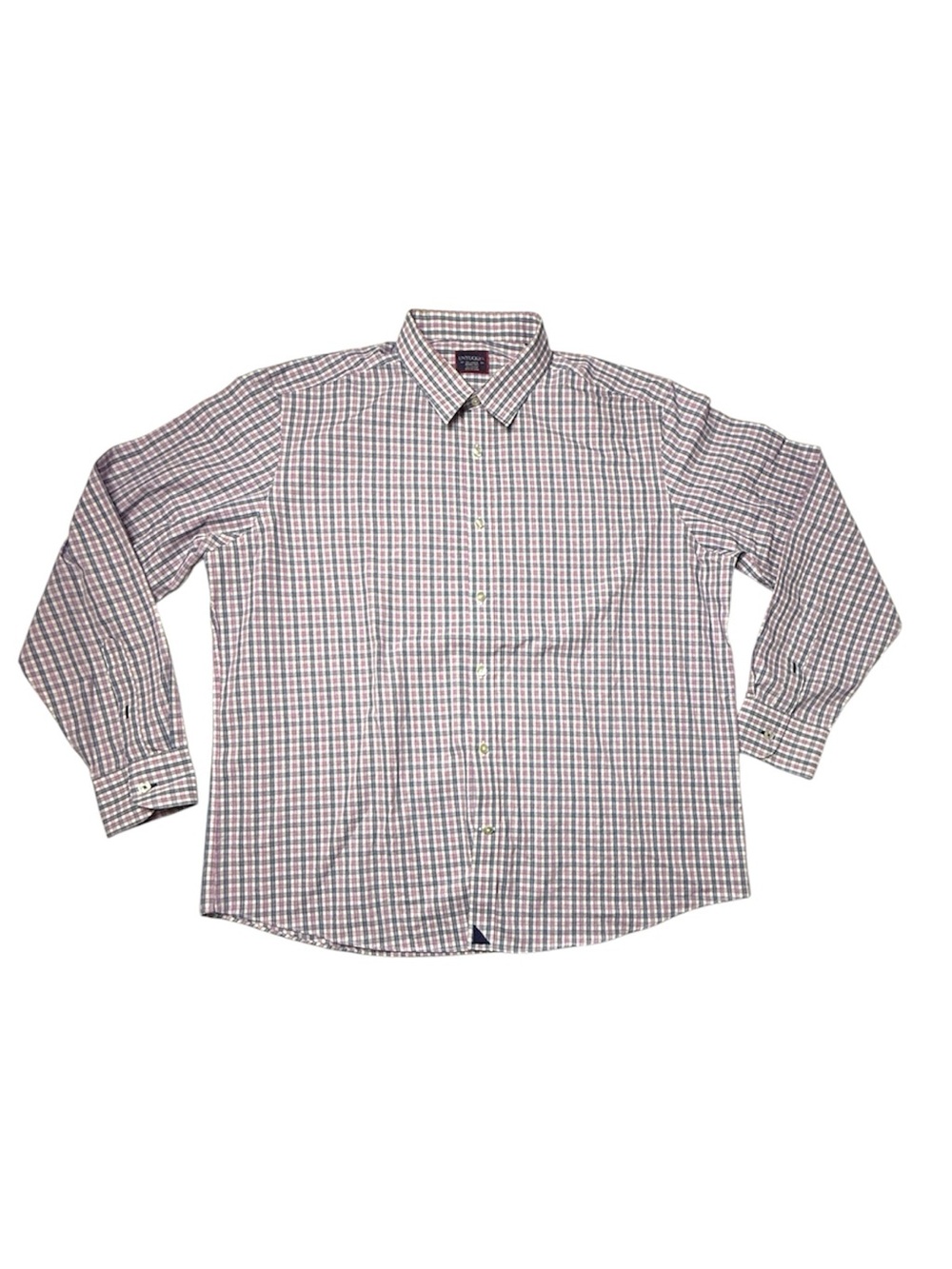 Untuckit Plaid Button Up Men’s Dress Shirt Size Xxl